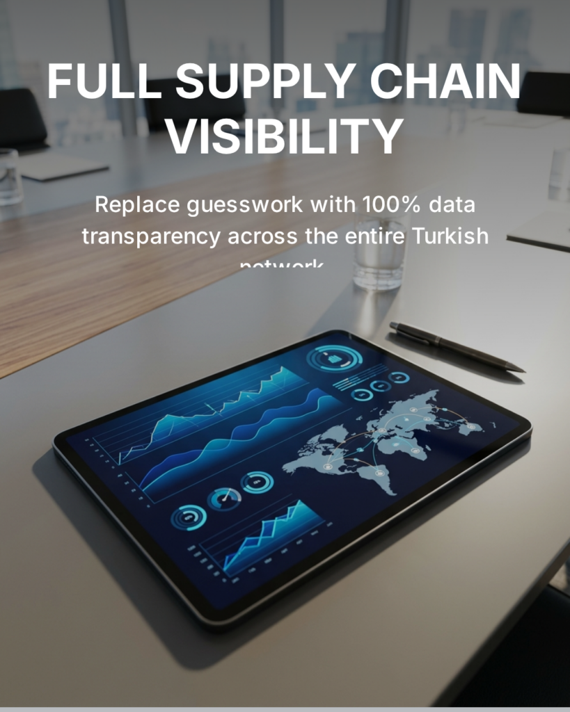 Full supply chain visibility and data transparency for Turkish manufacturing network.